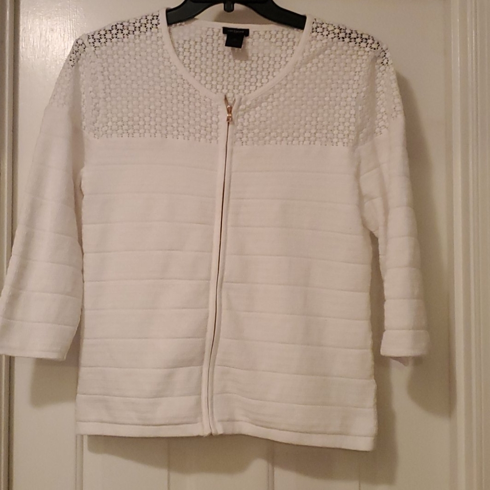 New Ann Taylor Zippered Cardigan XL